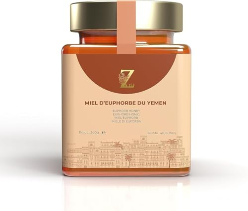 Miel d’Euphorbe du Yémen (Sâl) – Première Qualité – Miel Pur – Poids Net 300g - Une Grande Variété De Saveurs Délicieuses.