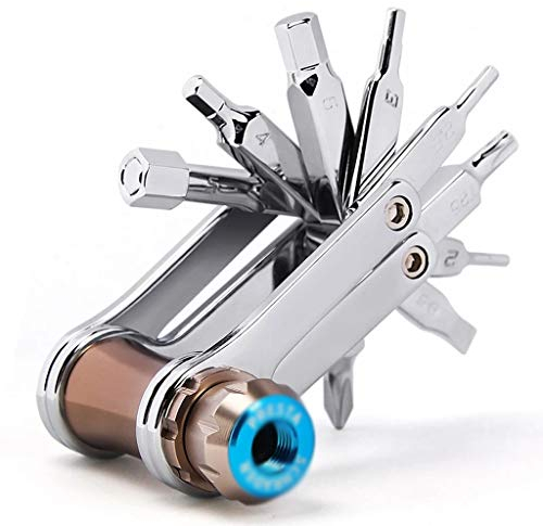 YANYUESHOP 16-in-1-Fahrrad-Werkzeug-Reparatur-Set Fahrrad-Reparatur-Werkzeug-Kit Schraubenschlüssel-Schraubendreher-Ketten-Kohlenstoffstahl-Fahrrad-Multifunktionswerkzeug (Size : Style 1)