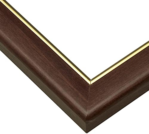 Epoch EPOCH Wooden Puzzle Frame, Woody Panel Excellent, Gold Line, Brown, 10.2 x 15.0 inches (26 x 38 cm), Panel No. 3, Hanging String Included, Cell Cover, UV Protection, Puzzle Frame