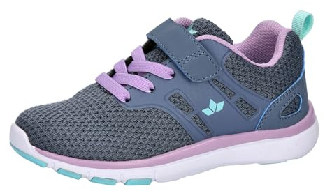 Lico Bongo VS - Scarpe da Ginnastica, Grau/Lila/Türkis,