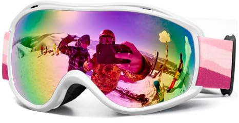 FMY Ski Snowboard OTG-Skibrille, beschlagfreie Skibrille mit UV400-Schutz für Männer, Frauen und Jugendliche