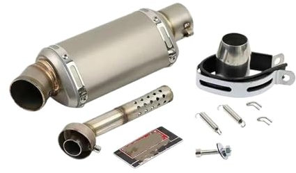Motorräder Auspuffanlage Schalldämpfer Rohr Flucht Für Kawasaki 38-51MM Universal Motorrad Auspuff Auspuff für Motorräder(G 310MM)
