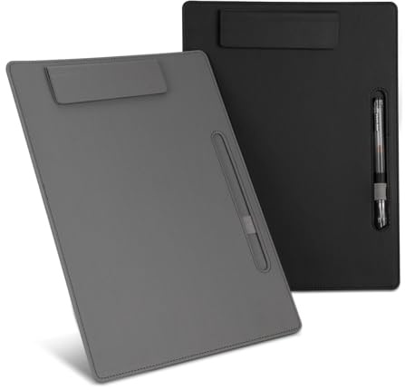 A4 Presse-papiers Dossier Conférence Plastique Presse-papiers, 2pcs Support De Papier Clip De Rangement Conseil Idéal pour l'école, le Bureau Industriel, le Personnel Médical