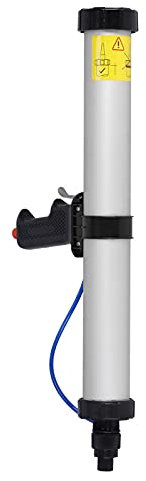 Air Powered Caulking Gun 600ml Aluminum Alloy Pneumatic Sealant Applicator for Construction, Marine Use