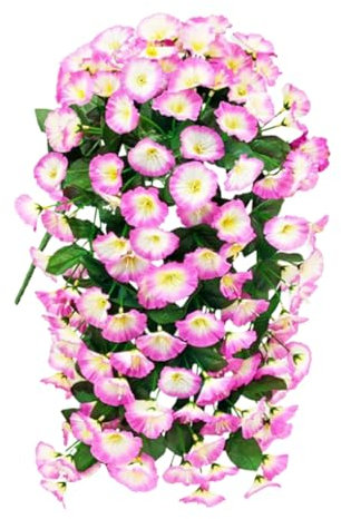 Générique Fausses Grimpantes pour Un Usage en Extérieur | Fausse Gloire du Matin | Fournitures pour L Observation des Oiseaux De Jardin pour Patio Balcon Gazébo Mur Porche Terrasse Cour