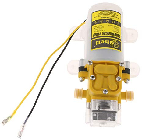 Bomba pulverizadora de presión de agua de diafragma eléctrico agrícola CC 12 V 75 PSI