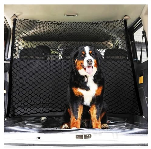 Red Perro Perros Coche para Volvo XC60 2010-2024 2025 2026 | Barrera de Divisor Mascotas Asientos Traseros Ajustable