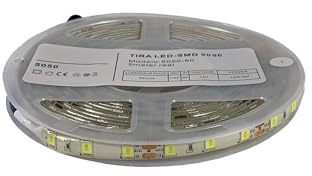 TEMPO DI SALDI Striscia LED Adesiva a Luce Fredda da 5 Metri, Ideale per Decorazioni