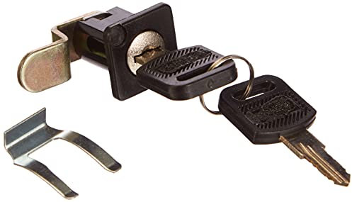 Alubox 38675 Serratura Ricambio per Cassetta Postale Marca TRIMEC Art AB Serie Si SE LI Sir DR2E FT, Nero argento