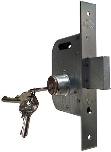 Welka 16160-10 062 Serratura per Cancelli, 2 Mandate, 45 mm