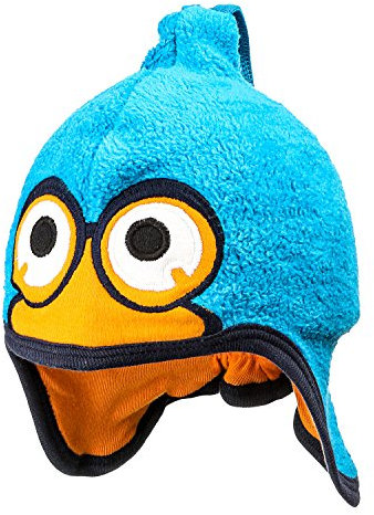 Green Cotton Baby Mütze Fleecemütze Frosch hellblau 104/110