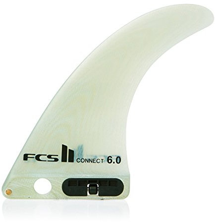 FCS II Connect PG Finne – Longboard Flosse Clear 60 – 7-lagig Holz – Keine externe Stromquelle – Erwachsene
