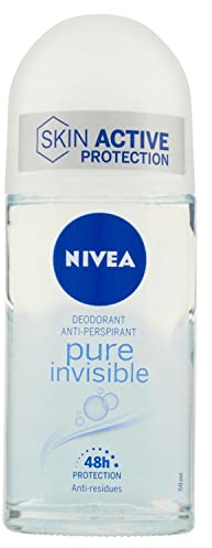 Nivea Deodorante Roll On Pure Invisible, 50ml