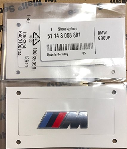BMW M Performance Aufkleber-Set, Foliensatz für die Seitenschweller, links / rechts, Logo-Aufkleber für alle BMWs, 2 Stück