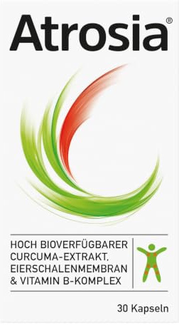 Atrosia® – natürliche Kombination aus Curcuma-Extrakt, Eierschalenmembran und Vitamin B-Komplex (23,5 Gr (30er Pack))
