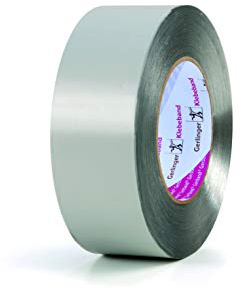 Generisch Aluminium Klebeband von Gerband 712 aus deutscher Fertigung 50 m Rolle (100 mm breit)