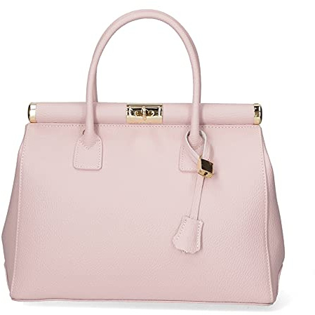 Chicca Borse Borsa top handle donna borsa a mano in pelle dollaro borsa media italiana