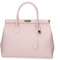 Chicca Borse Borsa top handle donna borsa a mano in pelle dollaro borsa media italiana - Rosa