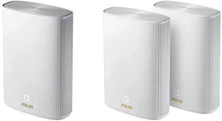 ASUS ZenWiFi XP4 Whole Home Mesh WiFi 6 System (3 Pack Blanco): Cobertura hasta de 230m2, configuración Sencilla, Seguridad de Red Gratuita de por Vida y Controles parentales