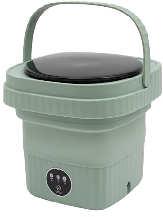 Mini Waschmaschine, Waschautomat Klein, Reisewaschmaschine Faltbar, Mobile Waschmaschine Camping, für Socken, Babykleidung, Handtücher, Handschuhe, Einfacher Betrieb