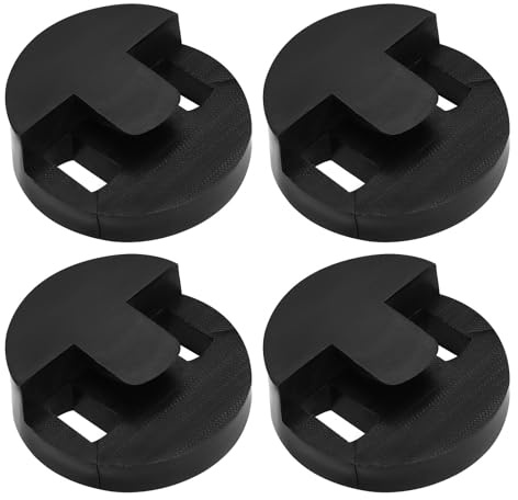 EMSea 2PCS Cellodämpfer Runder Gummi Cello Bassdämpfer Cello Übungsdämpfer Musikinstrumenten Zubehör für Häuser Und Wohnungen Schwarz