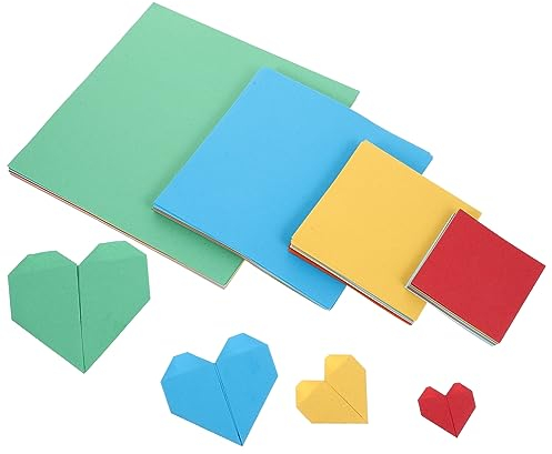 Hohopeti 400stücke Quadratisches Farbiges Origami -bastelprojekte Vielseitig Einsetzbar Für Geburtstage Hochzeiten Und Kreative Bastelstunden