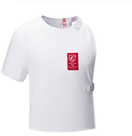 RINUD Fechtweste Fechtanzug Fechtweste für Die Linke/rechte Hand Fechttrainingsgerät(Right hand,48#)