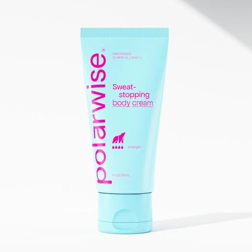 Polarwise Crème anti-transpiration Chest & Back - Conçue pour la transpiration excessive - Formule légère et non grasse (poitrine et dos)