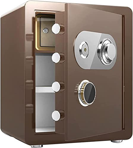 Tresor, Tresor, feuerfester, wasserdichter Tresor, Aufbewahrungsbox mit Diebstahlschutz für den Haushalt, mit kleiner privater Tür, integriertem Bargeldschmuck, mechanischem Passwortschloss für die