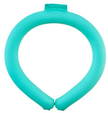 Summer Ice Cooling Neckband - Reusable Adjustable Cooling Collar for Heat Relief,Outdoor Sports & Travel Essentials (S,Green)