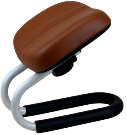Tabouret à genoux réglable en hauteur avec base antidérapante et éponge à haut rebond pour les postures de prière de yoga, yoga en métal robuste