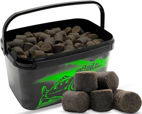 Magic Baits 4 Kg Wels Pellets mit Eimer Catfish Pellets Giant Halibut Pellet Wallerpellets Welsköder Waller Angeln
