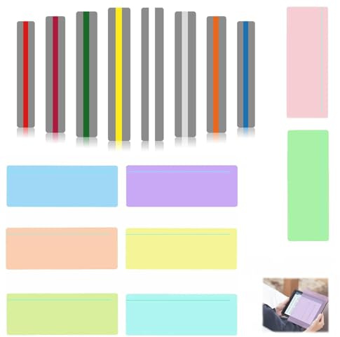 Sovrapposizioni per dislessia, 16 pezzi, per lettura di dislessia, per bambini, insegnanti, principianti, per leggere lo stress visivo, dislessia, aiuto per la lettura