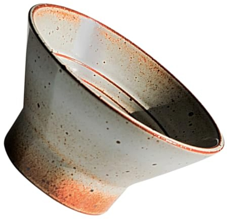 ibasenice Ciotola in Vintage da 275ml, Fatta in Terracotta Grezza, Pratica e Facile da Pulire, per Zuppa e Riso in Cucina Domestica