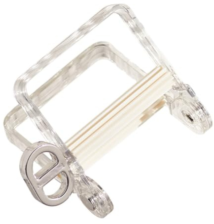 Homoyoyo Exprimidor de Pasta de Dientes de Plástico Blanco Rodillo Pet y Abs para Dispensar Cantidad Uniforme en Casa, Herramienta Fácil para Apretar Tubos