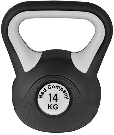 Bad Company Kettlebell I Kugelhantel aus Kunststoff I Schwunghantel Workout in verschiedenen Gewichtsstufen I 2-20 kg