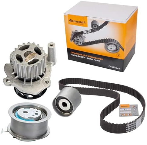 CONTITECH CT504WP1 Wasserpumpe + Zahnriemensatz Zähnezahl: 104 15 mm Kompatibel mit OPEL Kadett E CC T85 Corsa A CC S83 MANTA B 58, 59 Kadett E Cabrio T85 Ascona C Limousine J82