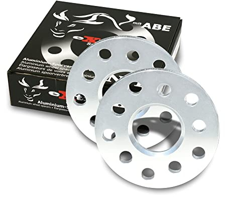 JOM eXtrem SportSpacer 10mm Spurverbreiterung Spurplatte 4-Loch 100 108mm LK Kompatibel mit VW GOLF III 1H1 GOLF II 19E, 1G1 Lupo 6X1, 6E1 POLO 6N2 Polo Schrägheck 6N1 GOLF I Cabriolet 155
