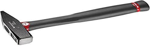 FACOM Martillo DIN con Mango de Grafito 200g, Combinación de 3 Materiales: Grafito, Polipropileno y Elastómero, Reducción de Vibraciones, Agarre Seguro, Irrompible, 205C.20