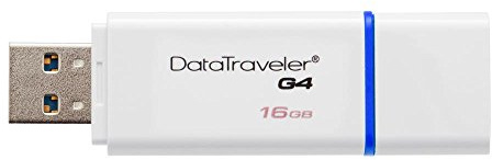 Kingston DTIG4/16GB Pendrive, 16 Gb, Blanco