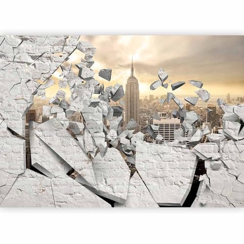 Fotomurales B&D XXL - 200x140 cm XXL Papel pintado tejido no tejido Decoración de Pared decorativos Murales moderna Diseno Fotográfico Villa City New York d-a-0045-a-b