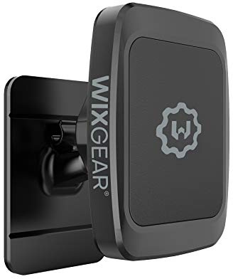 WixGear Support magnétique universel à coller sur le tableau de bord de voiture pour téléphones portables et mini tablettes avec technologie Fast Snap (modèle plus récent)