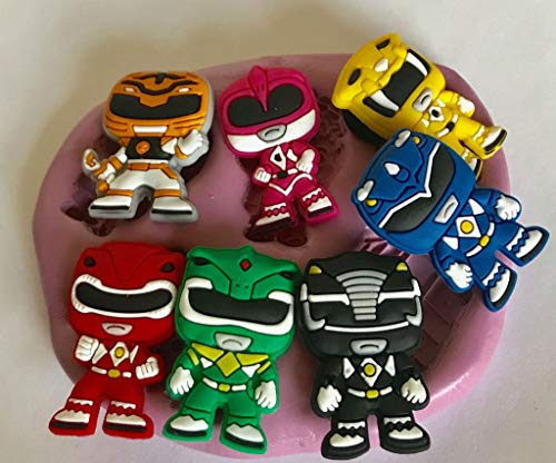 Power Rangers Moule en silicone pour cupcakes