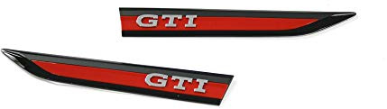 Volkswagen 5H0853688A Plakette Kotflügel Emblem Logo rot/schwarz