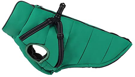 Hundemantel wasserdicht Hundepullover Winterjacke für Hund Hundebekleidung Hundejacke Haustierkleidung Hundekleidung Baumwollkleidung Weste Herbst und Regenmantel Hund Camouflage (Green, L)