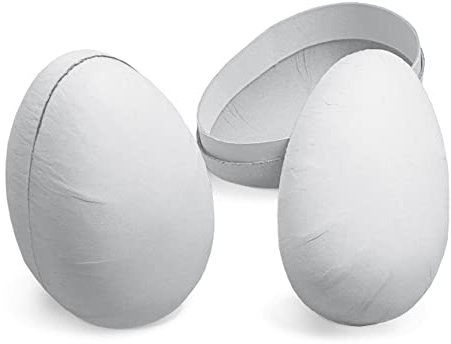 Nestler Huevos de Pascua - Huevos de Pascua para rellenar - Huevos hechos a mano - Varios juegos - Regalo de Pascua amoroso, huevo de Pascua (11 cm, 6)