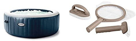 Intex - 28430EX - Pure Spa Blue Navy 4 Places & PureSpa' Maintenance Kit, Multi-Colour
