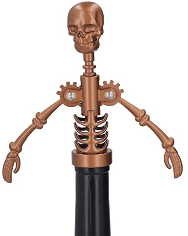 HUAOSN Skull Corkscrew, Manual Multifunctional Bottle Opener, Wine Bottle Opener, Wing Corkscrew, Wine Bottle Opener for Kitchen, Restaurant, Chateau, Bars, Birthdays