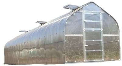 Gewächshaus KLASIKA STANDART 30 - 2,5x12m mit Fundamenten und 6mm Polycarbonatbeschichtung + zusätzlicher Tür als Geschenk
