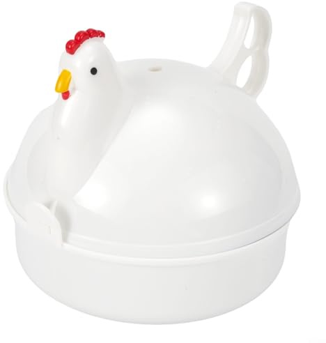 Bollitore per uova a microonde per 4 uova, guscio staccabile, per cuocere le uova in camicia, per la colazione